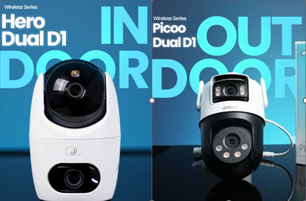 Dahua ra mắt loạt camera không dây ống kính kép Dual D1 thông minh