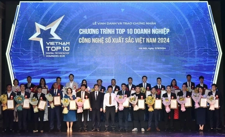 Top 10 doanh nghiệp công nghệ số xuất sắc Việt Nam 2024
