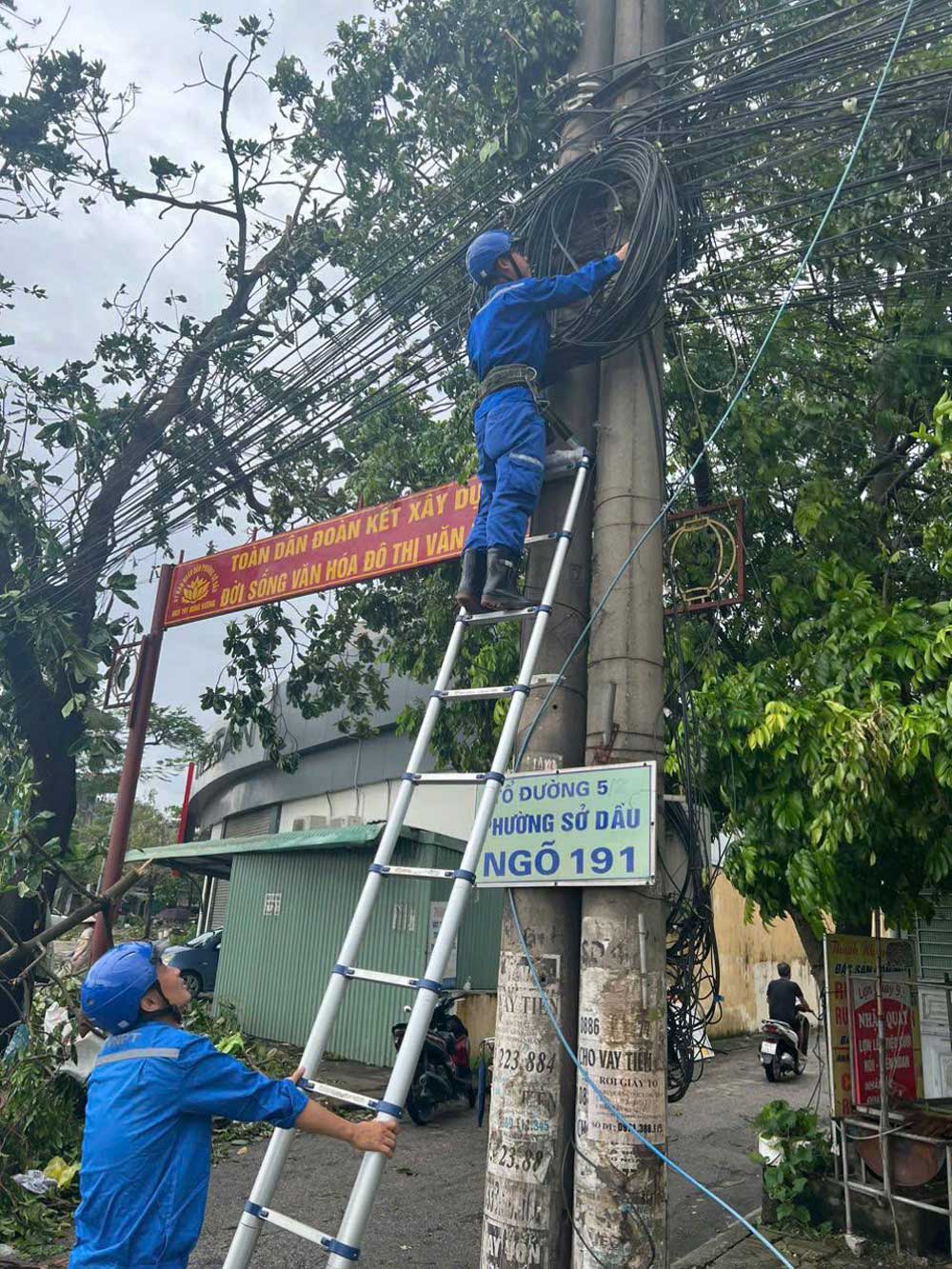 Nhà mạng tích cực phòng chống bão Yagi cùng người dân