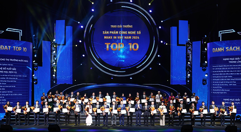 Viettel AI lọt tốp 10 Giải thưởng Make in Viet Nam 2024