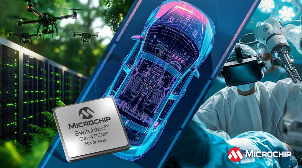 Dòng thiết bị chuyển mạch Switchtec PCIe Gen 4.0 PCI100x mới của Microchip ra mắt