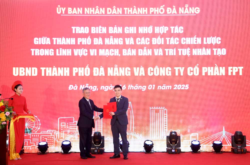 FPT là đối tác chiến lược của TP Đà Nẵng về bán dẫn, trí tuệ nhân tạo