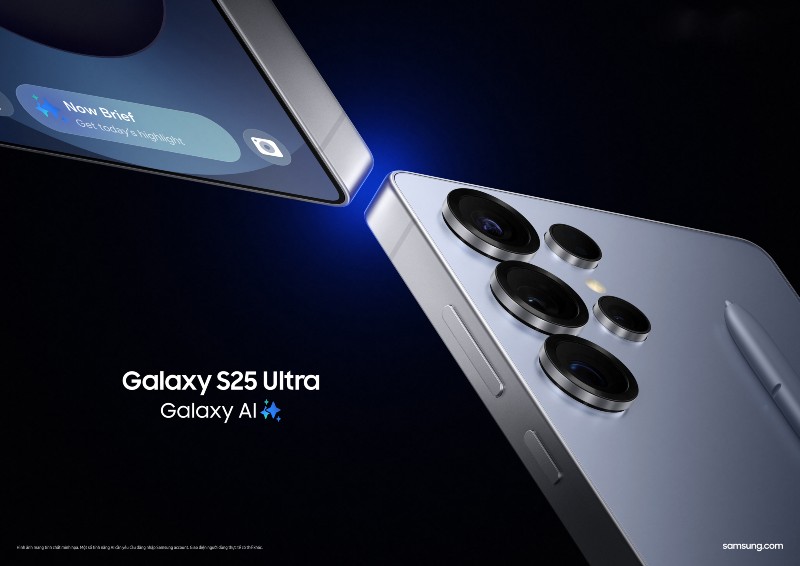 Galaxy S25 Ultra được trang bị vật liệu kính ceramic đầu tiên có khả năng chống trầy xước và chóng chói vượt trội