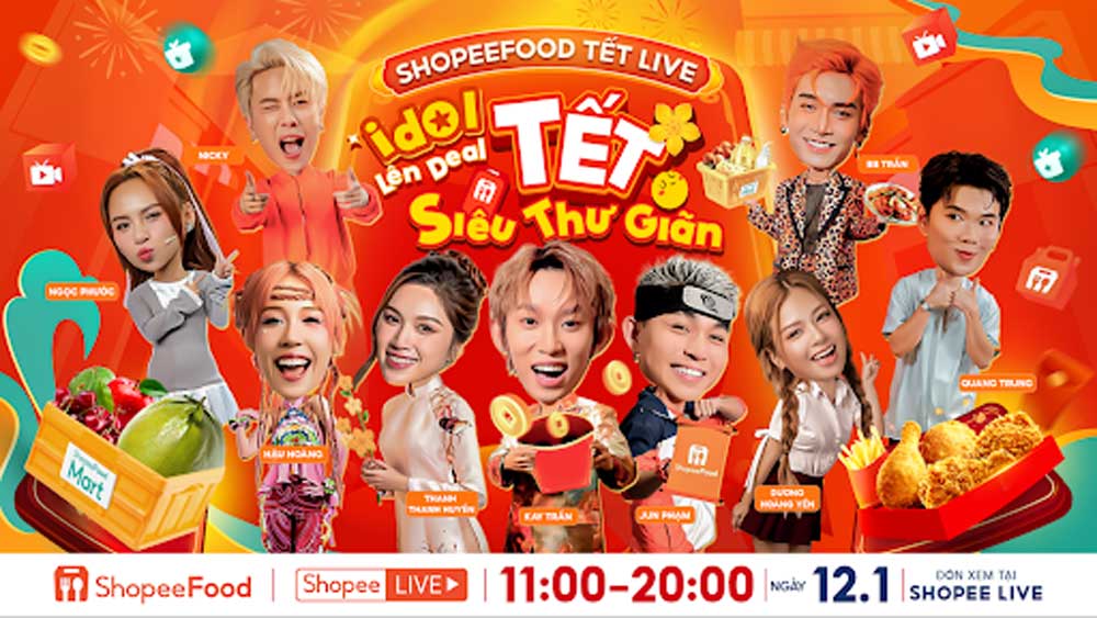 B.O.F trở thành các đại sứ thương hiệu mới của ShopeeFood