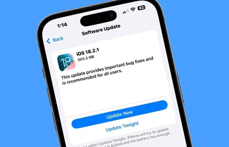 Apple bắt đầu triển khai bản cập nhật iOS 18.2.1