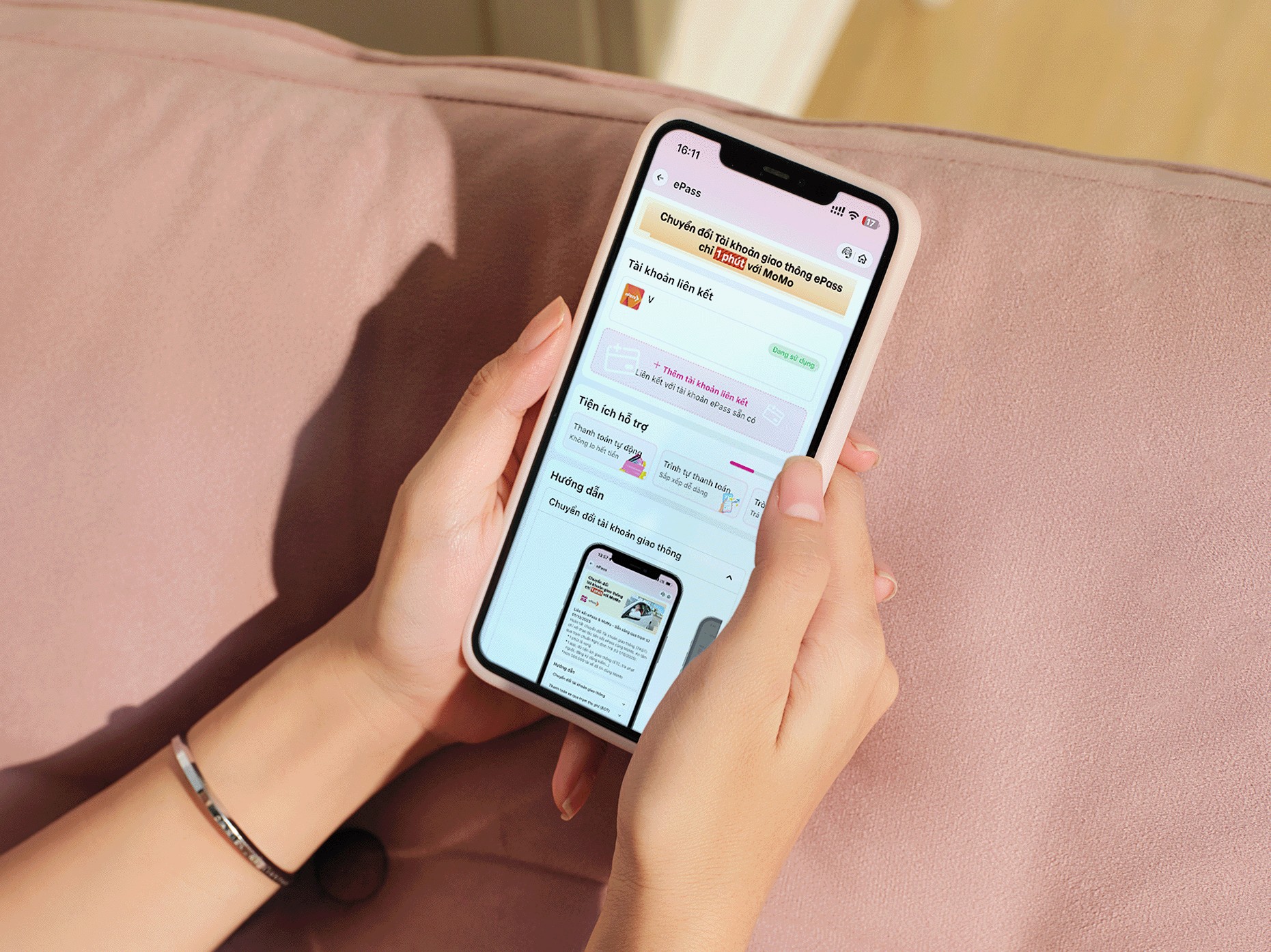 Liên kết thanh toán giữa ePass và MoMo