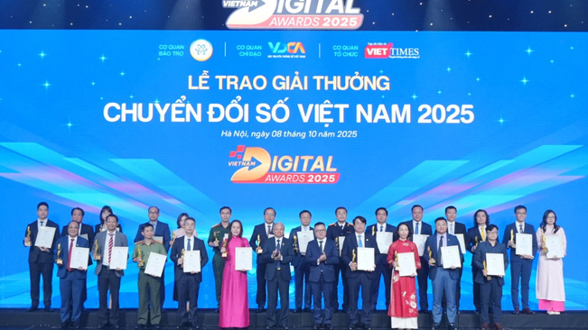 VDA 2025: Tôn vinh những nỗ lực tiên phong trong công cuộc chuyển đổi số quốc gia