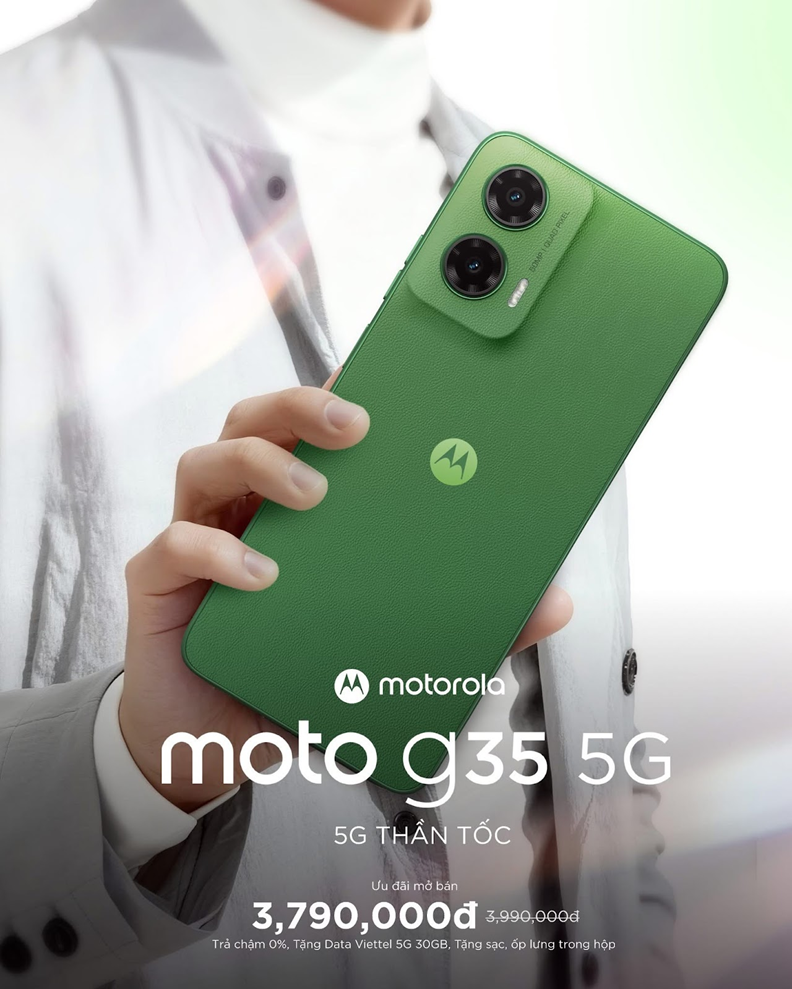 Motorola đánh dấu sự trở lại thị trường Việt Nam với 5 smartphone mới