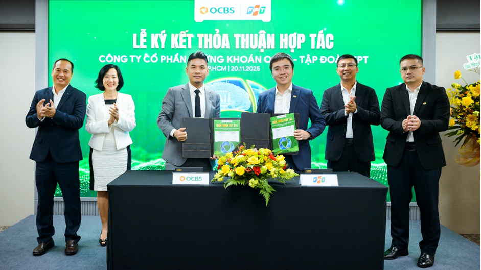 OCBS và FPT hợp tác xây dựng hệ sinh thái tài chính số hiện đại với AI