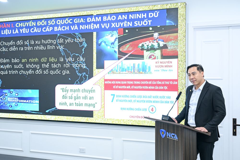 An ninh dữ liệu là cấu phần quan trọng an ninh quốc gia