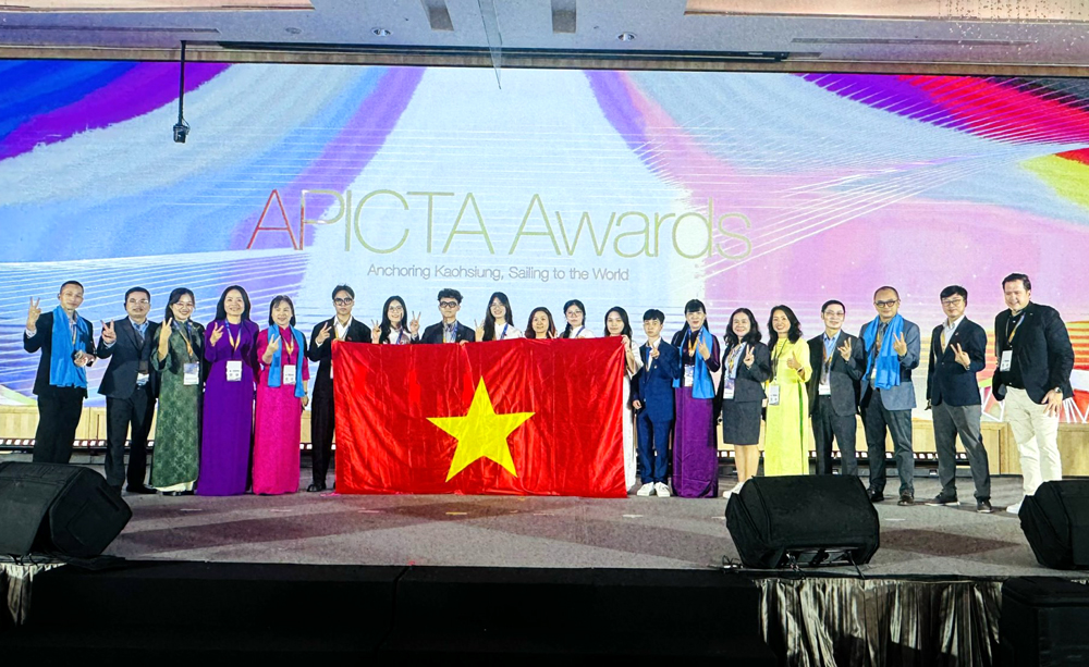 Đoàn Việt Nam đạt thành tích cao tại APICTA Awards 2025