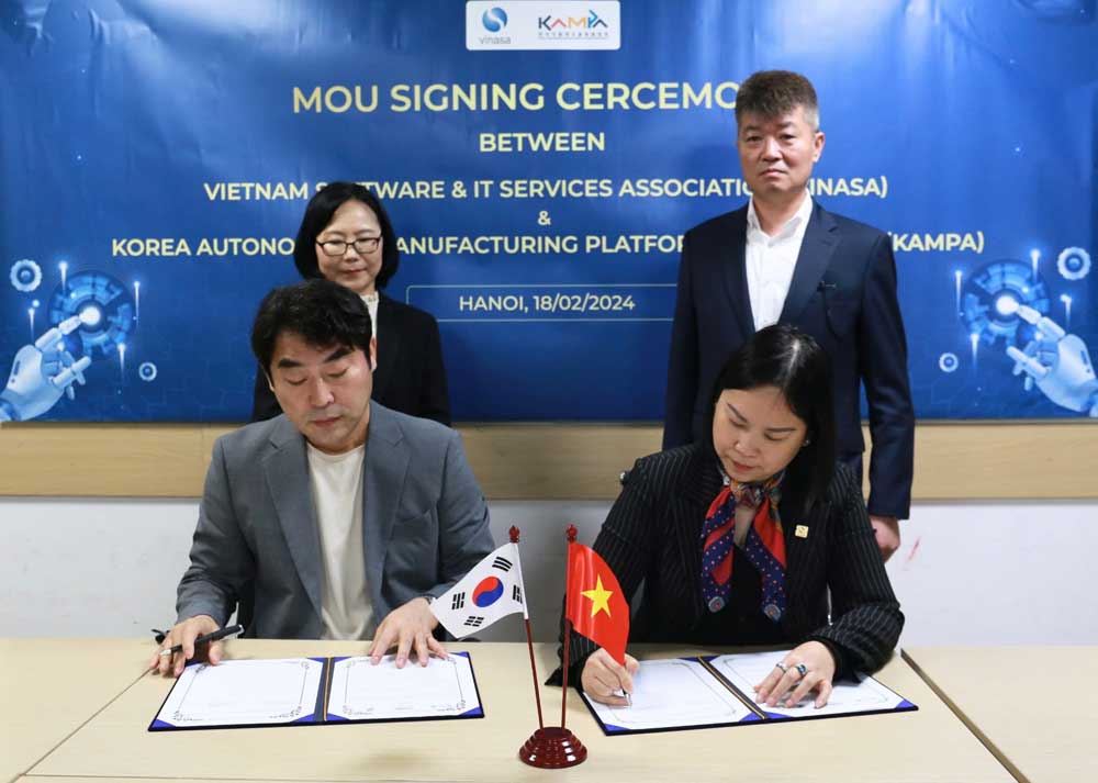 VINASA và KAMPA ký MOU, nhằm thúc đẩy sản xuất thông minh tại Việt Nam