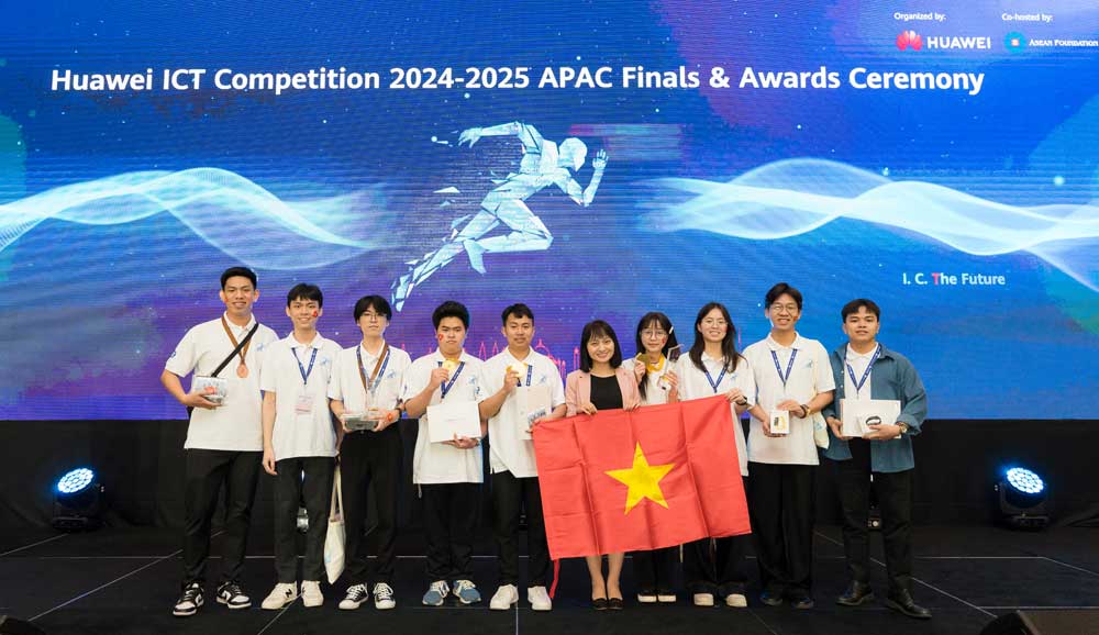 SV Việt Nam "đại thắng" tại cuộc thi Huawei ICT Competition 2024 - 2025 khu vực APAC