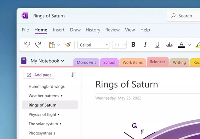 OneNote Windows 10