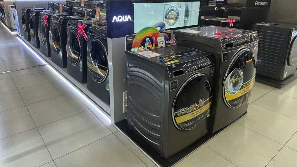 AQUA tung khuyến mãi đặc biệt cho các dòng máy giặt 11kg tại Điện Máy Xanh