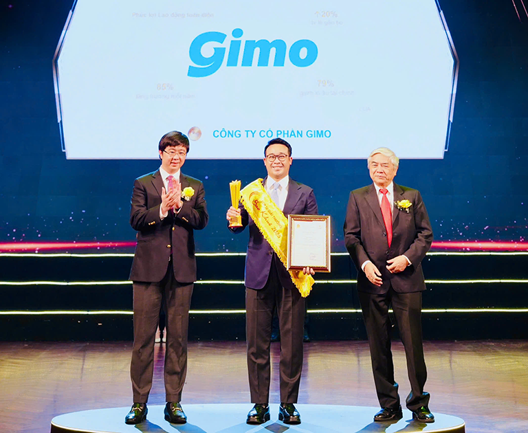 Gimo lọt TOP 10 Sao Khuê 2025: Dấu ấn tiên phong trong Giải pháp thúc đẩy tiếp cận số cho người lao động Việt