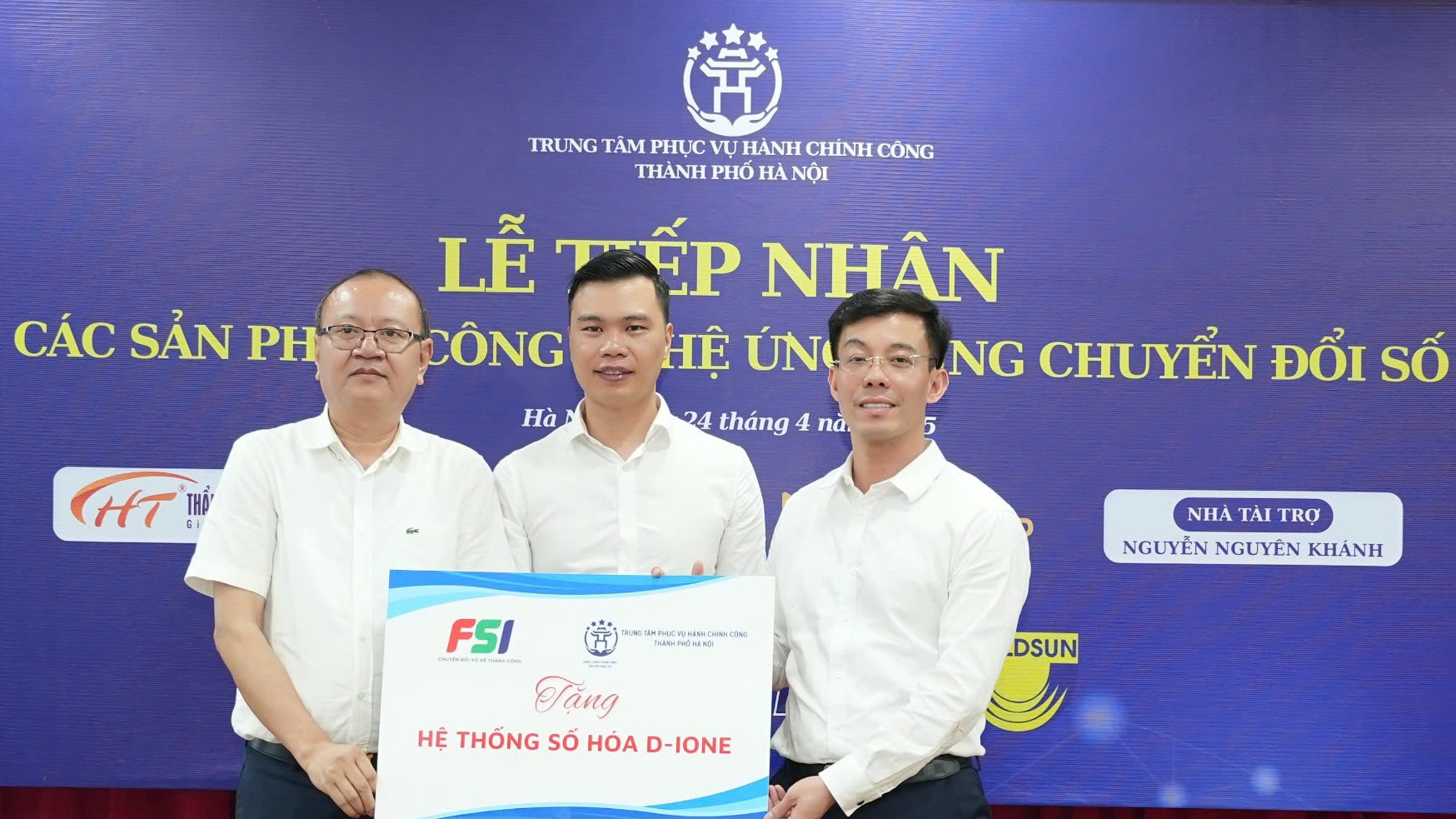 Hệ thống số hóa D-IONE được đưa vào phục vụ hành chính công Hà Nội