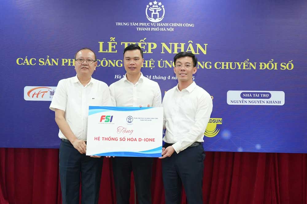 Hệ thống số hóa D-IONE được đưa vào phục vụ hành chính công Hà Nội