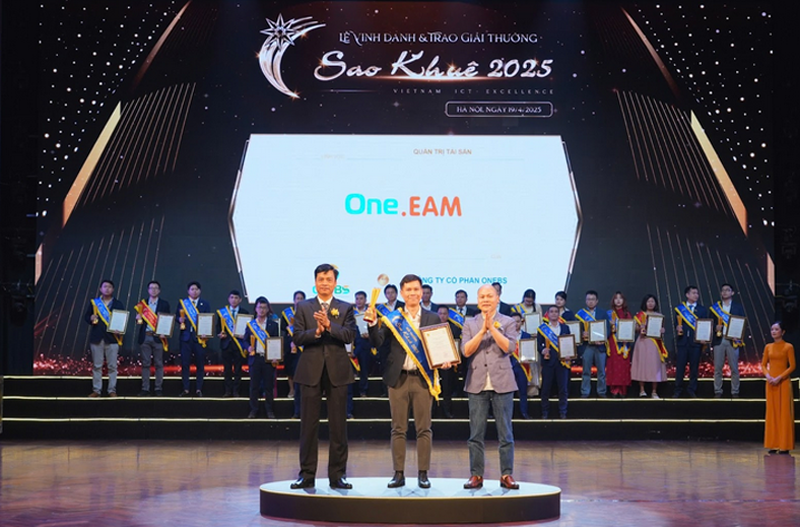 Sao Khuê 2025 gọi tên One.EAM - Phần mềm Quản lý Tài sản ưu việt cho doanh nghiệp