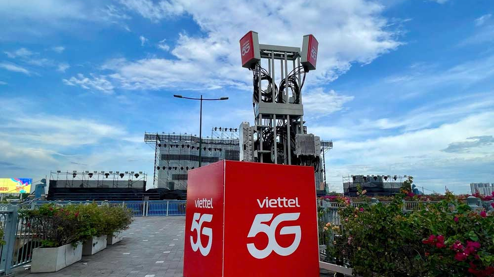 Viettel tăng cường vùng phủ sóng 5G phục vụ dịp Đại lễ