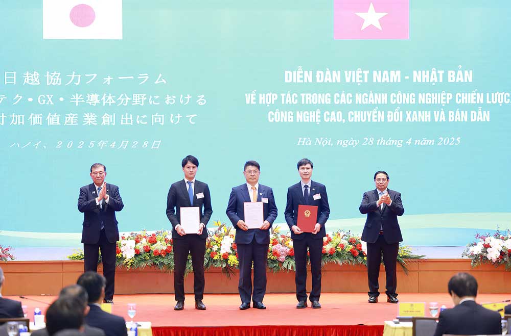 Việt Nam - Nhật Bản đẩy mạnh hợp tác trong các ngành công nghiệp chiến lược
