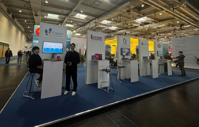 Gian hàng của Việt Nam tại Hội chợ hàng công nghiệp, công nghệ và CNTT Hannover Messe 2025