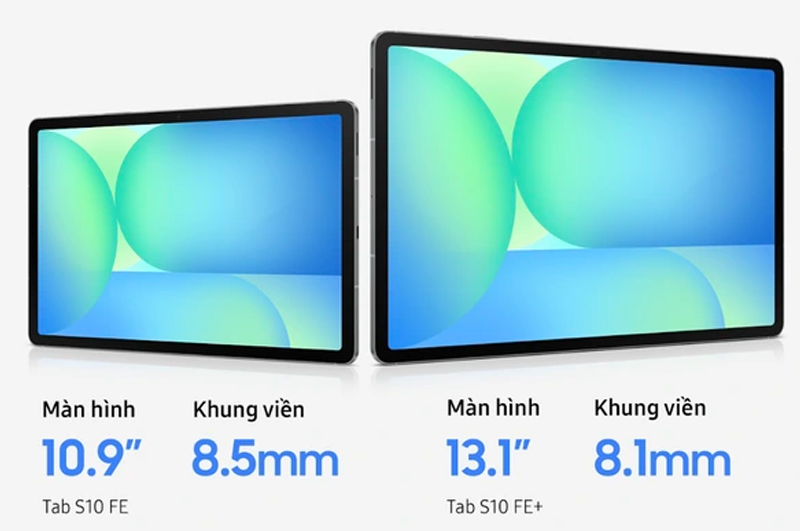 Samsung ra mắt bộ đôi máy tính bảng Galaxy Tab S10 FE và FE+