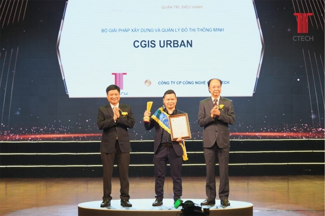 CGIS Urban vinh dự đạt giải Sao Khuê 2025 ở nhóm sản phẩm Quản trị, điều hành