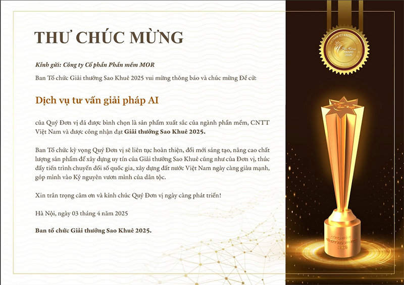 AI Search Engine của MOR Software
