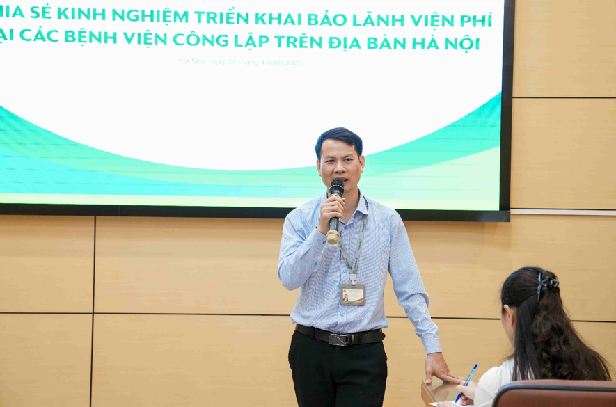 Ông Lê Công Minh, Trưởng phòng Bảo hiểm, hệ thống y tế Hồng Ngọc