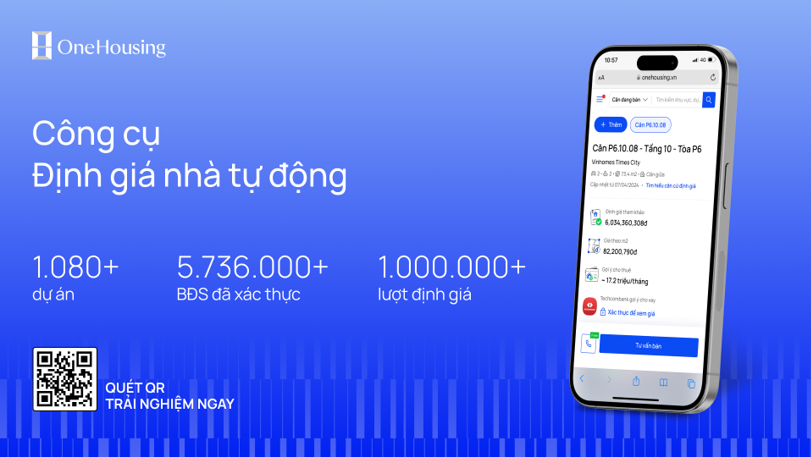 Công cụ định giá nhà tự động được phát triển bởi OneHousing