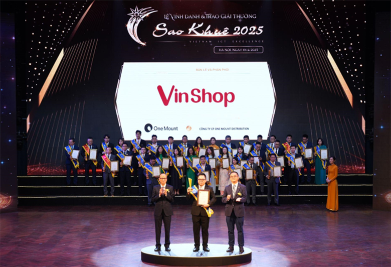 VinShop nhận giải thưởng Sao Khuê 2025