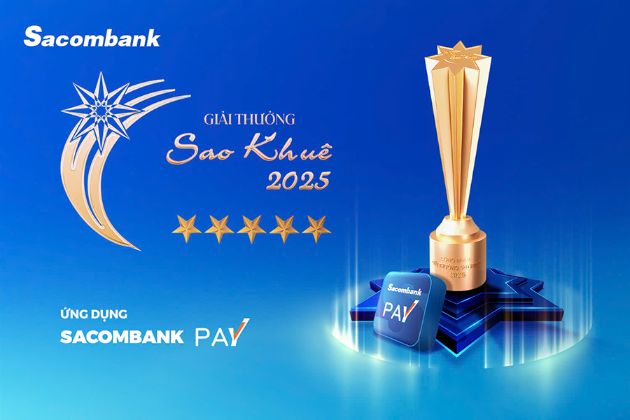5 năm liên tiếp, Sacombank khẳng định vị thế tại Giải thưởng Sao Khuê 2025