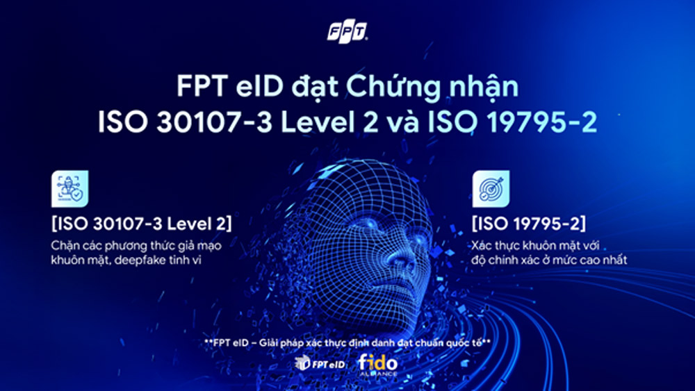 FPT eID đạt hai chứng nhận Quốc tế hàng đầu về sinh trắc học