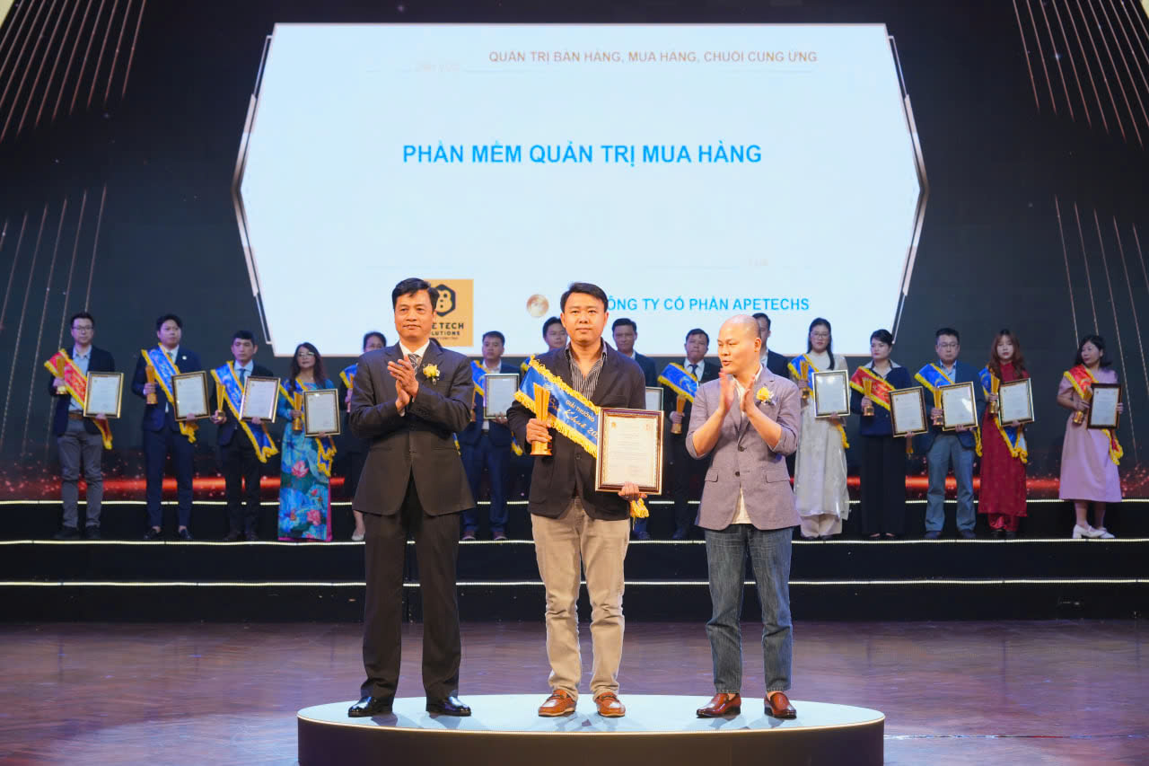 Giải Pháp Quản Trị Mua Hàng của APETECHS được vinh danh tại Sao Khuê 2025