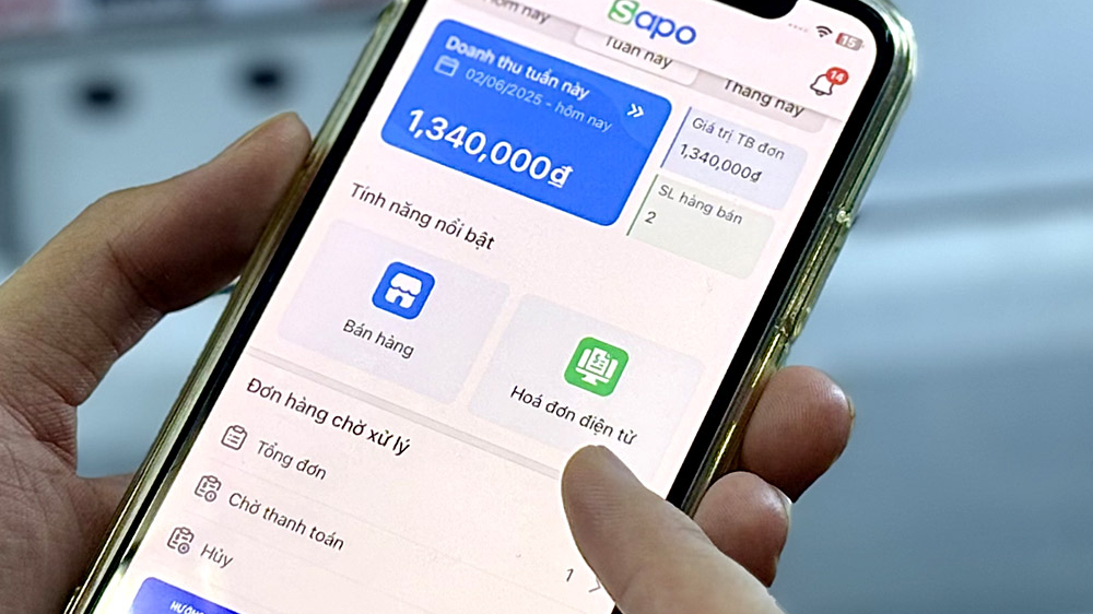 Sapo ra mắt Sapo 6870 - phần mềm quản lý bán hàng trên điện thoại