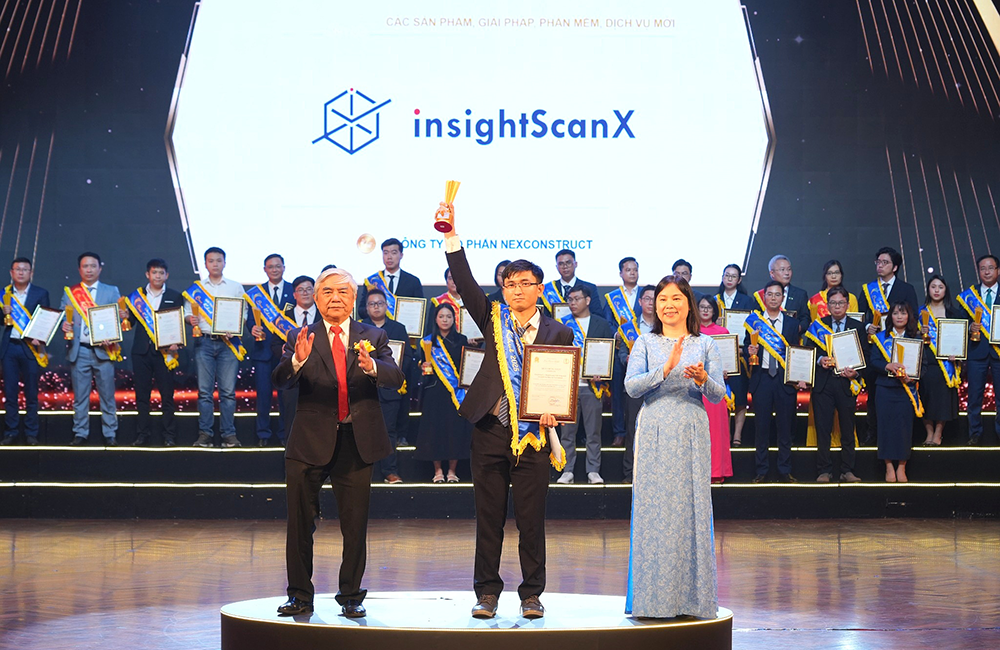 Startup NexConstruct gây ấn tượng tại Sao Khuê 2025 với InsightScanX: Dùng AI và 3D Scan phát hiện lỗi xây dựng nhanh chóng