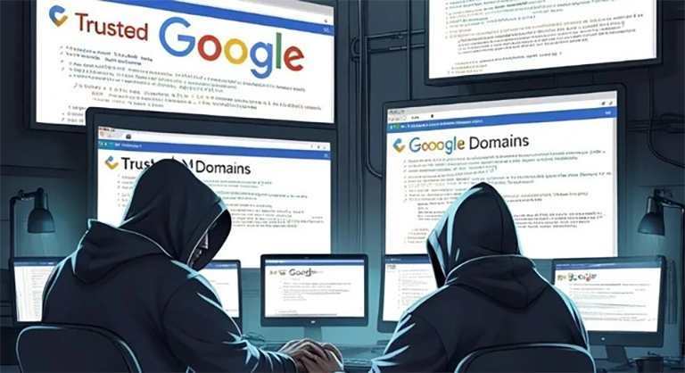 Tin tặc 'mượn' tên miền Google.com để tấn công