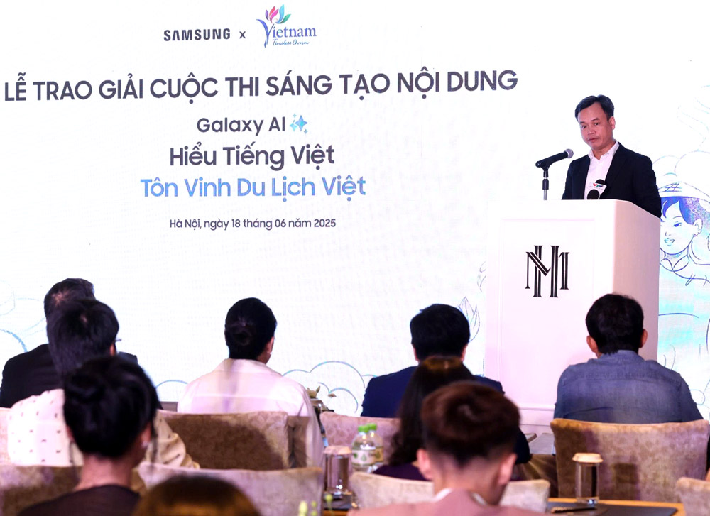 Trao giải cuộc thi sáng tạo nội dung "Galaxy AI Hiểu Tiếng Việt, Tôn vinh Du lịch Việt"