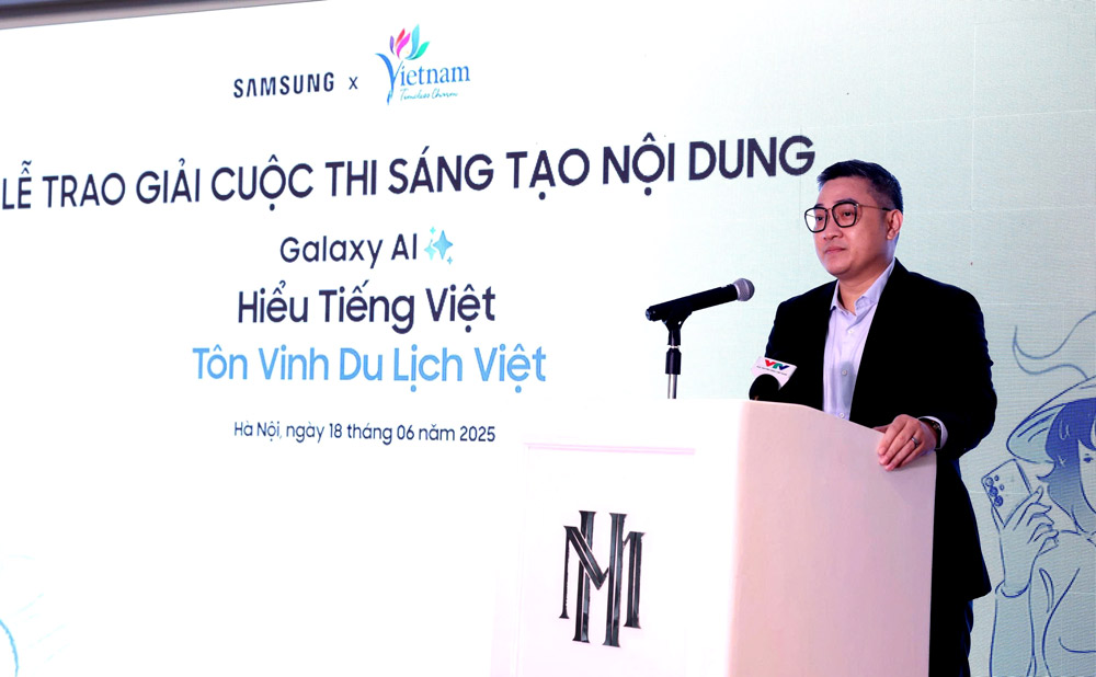 Trao giải cuộc thi sáng tạo nội dung "Galaxy AI Hiểu Tiếng Việt, Tôn vinh Du lịch Việt"