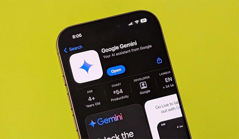 Ứng dụng Gemini có bước đột phá với tính năng mới