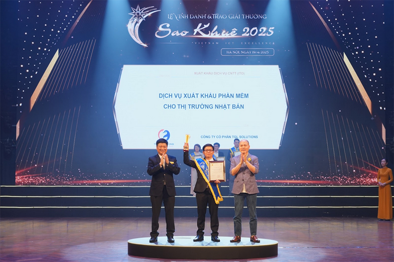 TGL Solutions lần thứ hai liên tiếp nhận Giải thưởng Sao Khuê 2025: Vững vàng tại Nhật Bản, sẵn sàng bứt phá ra Châu Á