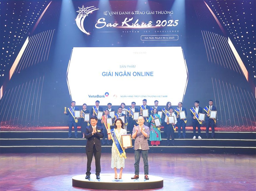 VietinBank xuất sắc giành 5 Giải thưởng Sao Khuê 2025