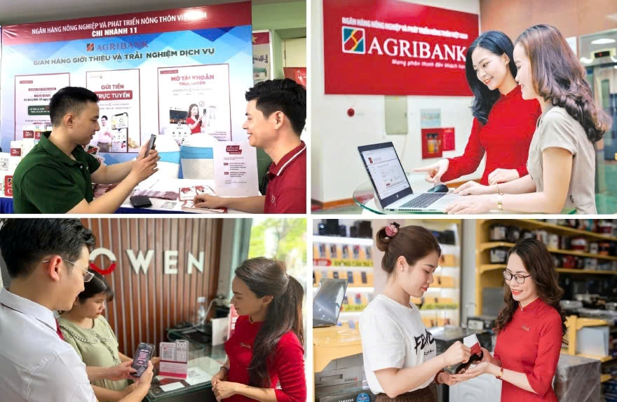 Agribank không ngừng nâng cao chất lượng dịch vụ, cập nhật tính năng mới ngày càng thông minh hơn trên các ứng dụng