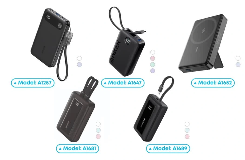 Anker thu hồi khẩn cấp 5 mẫu pin dự phòng trên toàn cầu