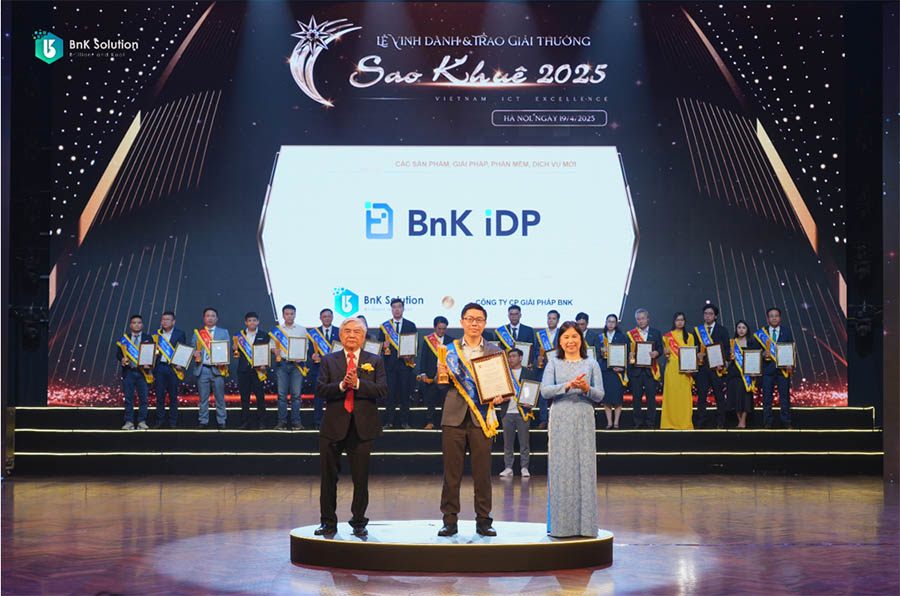 BnK Solution vinh dự nhận giải thưởng Sao Khuê 2025 với giải pháp IDP