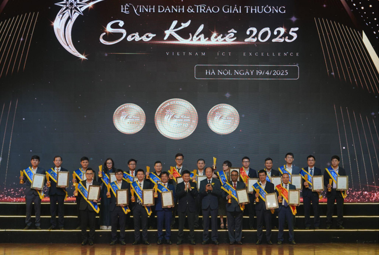 Toàn cảnh các đơn vị nhận giải thưởng Sao Khuê 2025
