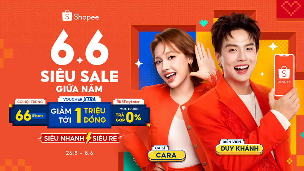 Thả ga chốt đơn với Freeship 0Đ mọi đơn nhân ngày "Lộc kép" 06.06