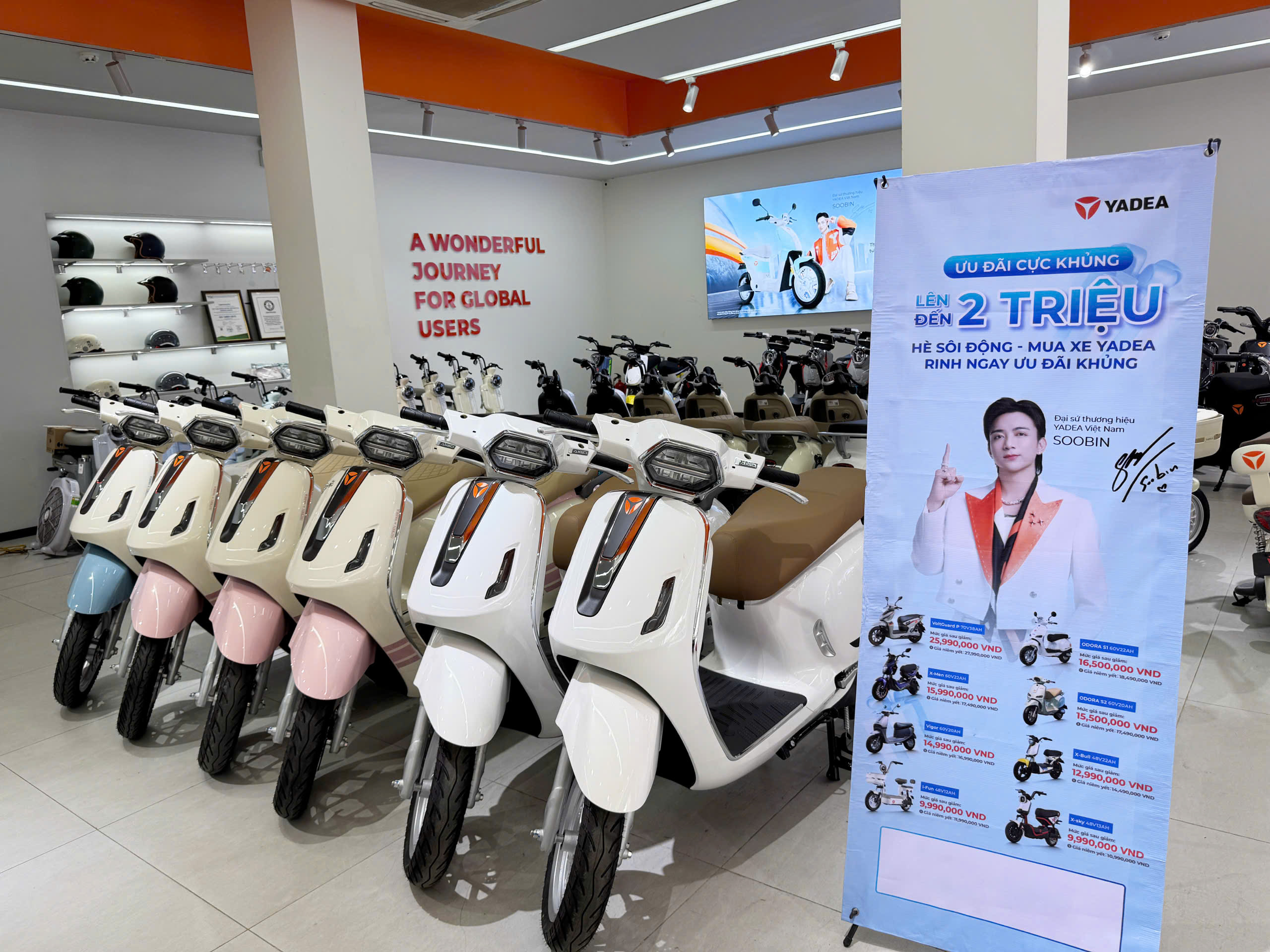 Yadea đổi xe xăng lấy xe điện, giảm giá nhiều xe máy điện mới