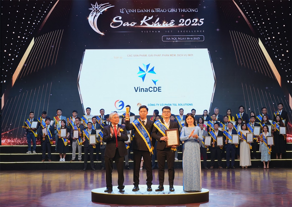 VinaCDE nhận Giải thưởng Sao Khuê 2025